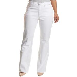 NWT!🤍 NYDJ Isabella Trouser Bootcut Jeans, Optic White, Plus-Size 14W, #W77Z1329